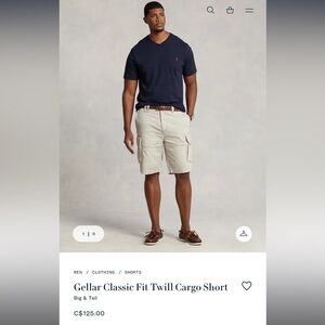 Polo Ralph Lauren
Gellar Classic Fit Twill Cargo Short